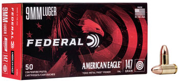 American Eagle Indoor Range Training 9mm Luger 147 Grain
