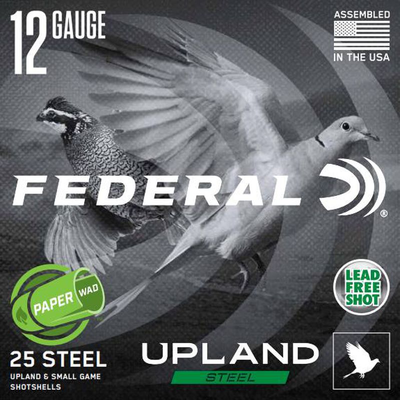 Upland Steel Paper Wad, 12 Gauge, 7.5 Shot, 2-3/4 in, 1 oz, 1330 fps