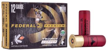 Trophy Copper Sabot Slug, 12 Gauge, 300 Grain, 2-3/4 in, 1900 fps