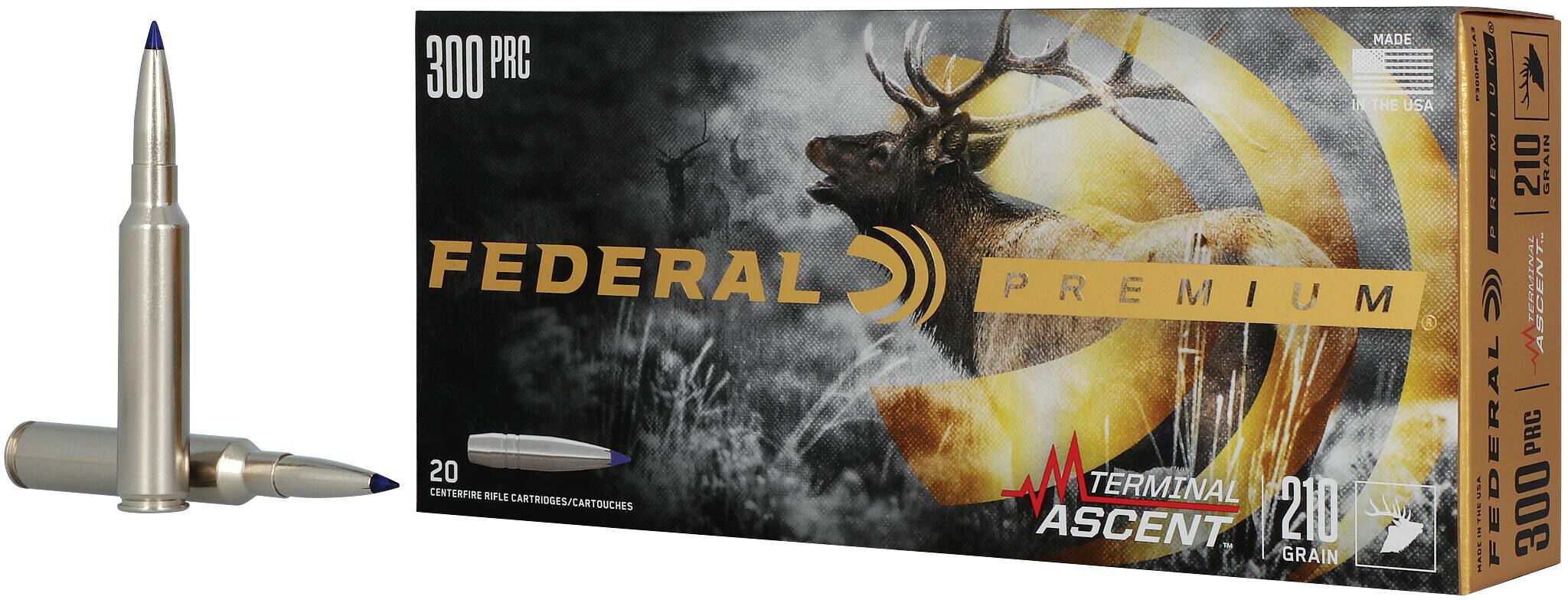 Federal 300 PRC 210gr Terminal Ascent – Powerful 300 PRC Hunting Ammo, 2850 fps, 20 Rounds 3 Federal 300 PRC 210gr Terminal Ascent – Powerful 300 PRC Hunting Ammo, 2850 fps, 20 Rounds - Image 3