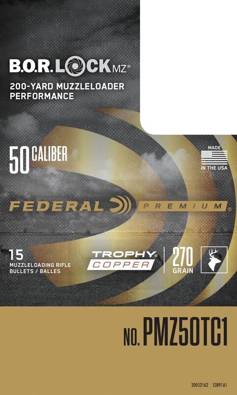 Trophy Copper Muzzleloader Bullet, .50, 270 Grain