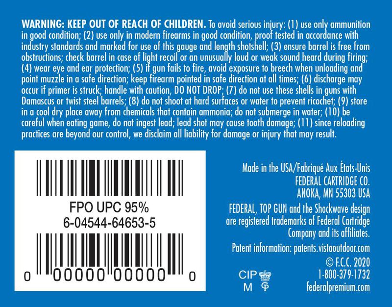Top Gun, 28 Gauge, 7.5 Shot, 2-3/4 in, 3/4 oz, 1330 fps