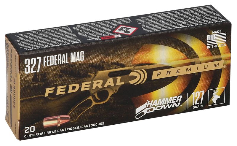 HammerDown Handgun, 327 Federal Magnum, 127 Grain, Bonded Hollow Point, 1650 fps