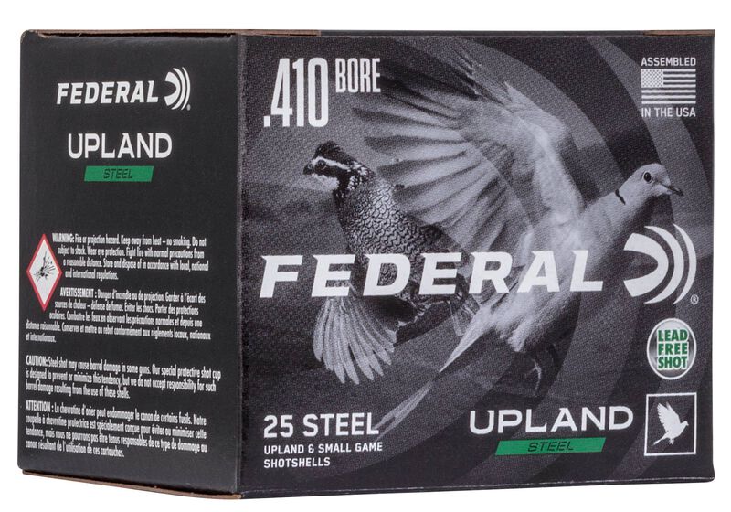 Upland Steel, 410 Bore, 6 Shot, 3 in, 3/8 oz, 1400 fps