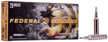 Terminal Ascent, 28 Nosler, 155 Grain, Terminal Ascent, 3200 fps