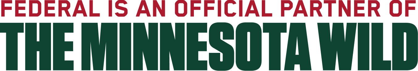 Federal is an official partner of the Minnesota Wild