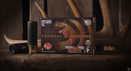 Freight Train Sabot Slug box and shotshell