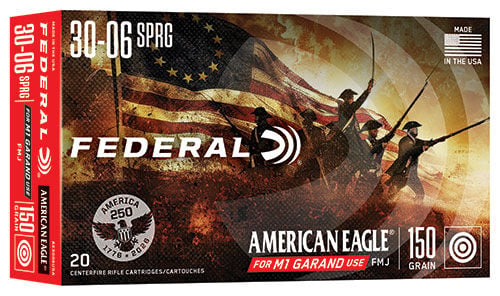 30-06 Sprg American Eagle 250th Anniversary Ammo box
