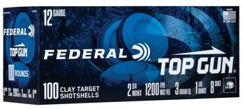 Top Gun, 12 Gauge, 8 Shot, 2-3/4 in, 1 1/8 oz, 1180 fps
