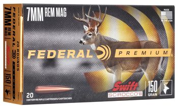 Swift Scirocco II, 7mm Rem Mag, 150 Grain, Swift Scirocco, 3050 fps