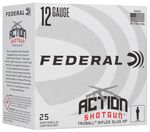 Federal Action Shotgun Rifled Slug, 12 Gauge, 438 Grain, 2-3/4 in, 1300 fps
