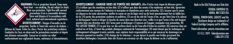 Federal Power-Shok Copper Rifle – eredeti gyári termékillusztráció