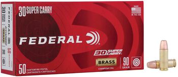 Champion Training, 30 Super Carry, 90 Grain, Full Metal Jacket, 1300 fps