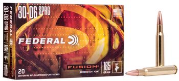 Fusion Rifle, 30-06 Springfield, 165 Grain, Fusion Soft Point, 2790 fps