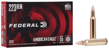American Eagle Rifle, 223 Rem, 55 Grain, Full Metal Jacket, 3240 fps