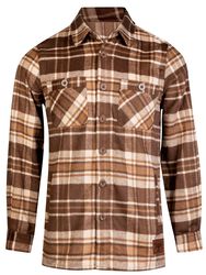 Federal/Waggle Flannel Shirt Brown
