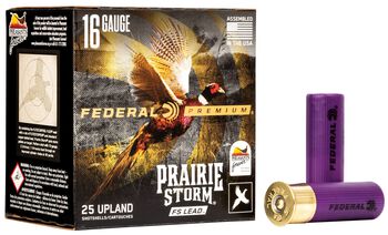 Prairie Storm FS Lead, 16 Gauge, 4 Shot, 2-3/4 in, 1 1/8 oz, 1425 fps