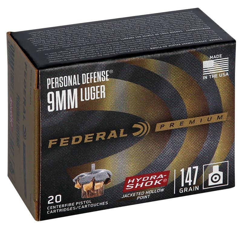 Federal Personal Defense Hydra-Shok – eredeti gyári termékillusztráció