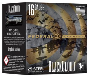 Black Cloud FS Steel, 16 Gauge, 2 Shot, 2-3/4 in, 7/8 oz, 1450 fps