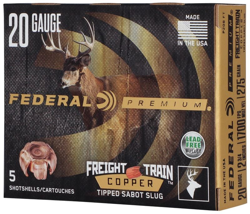Federal Freight Train Copper Sabot Slug – eredeti gyári termékillusztráció