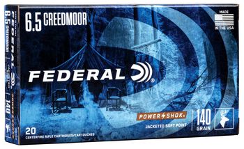Power-Shok Rifle, 6.5 Creedmoor, 140 Grain, Jacketed Soft Point, 2725 fps