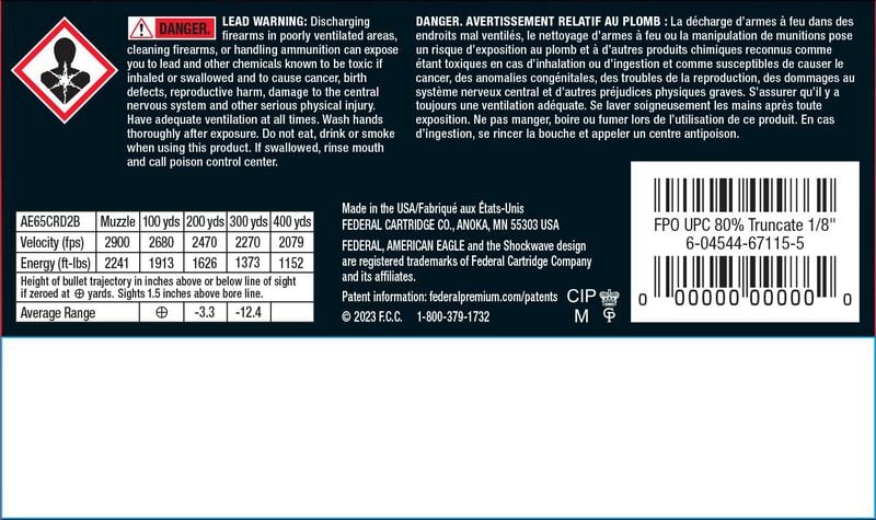 Federal American Eagle Rifle – eredeti gyári termékillusztráció