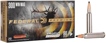 Trophy Copper, 300 Win Mag, 180 Grain, Trophy Copper, 2960 fps