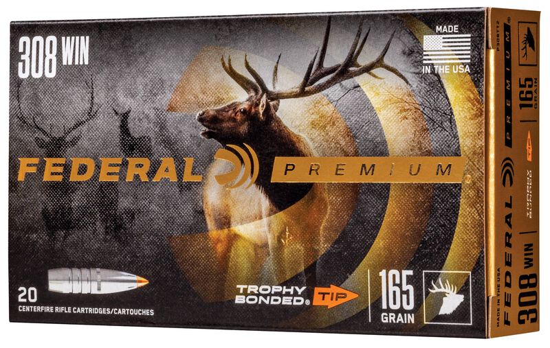 Trophy Bonded Tip, 308 Win, 165 Grain, Trophy Bonded Tip, 2700 fps