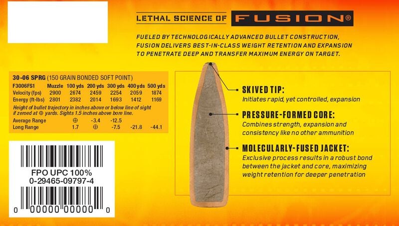 Federal Fusion Rifle – eredeti gyári termékillusztráció