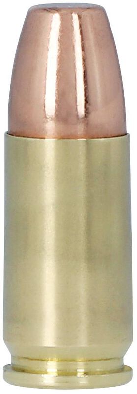 Gold Medal Action Pistol, 9mm Luger, 147 Grain, Total Metal Jacket Flat Nose, 900 fps