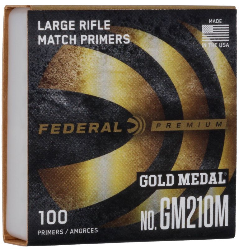 Gold Medal Centerfire Primer, Large Rifle Match