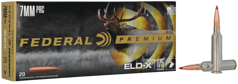 ELD-X, 7MM PRC, 175 Grain, ELD-X, 3000 fps 7MM PRC Caliber Ammo - 20 Rounds of 175 Grain Weight Ammunition (P7PRCELDX1)