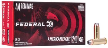 American Eagle Handgun, 44 Rem Magnum, 240 Grain, Jacketed Hollow Point, 1230 fps