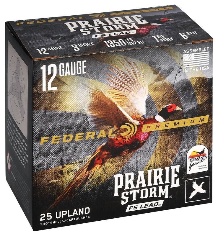 Prairie Storm FS Lead, 12 Gauge, 6 Shot, 3 in, 1 5/8 oz, 1350 fps