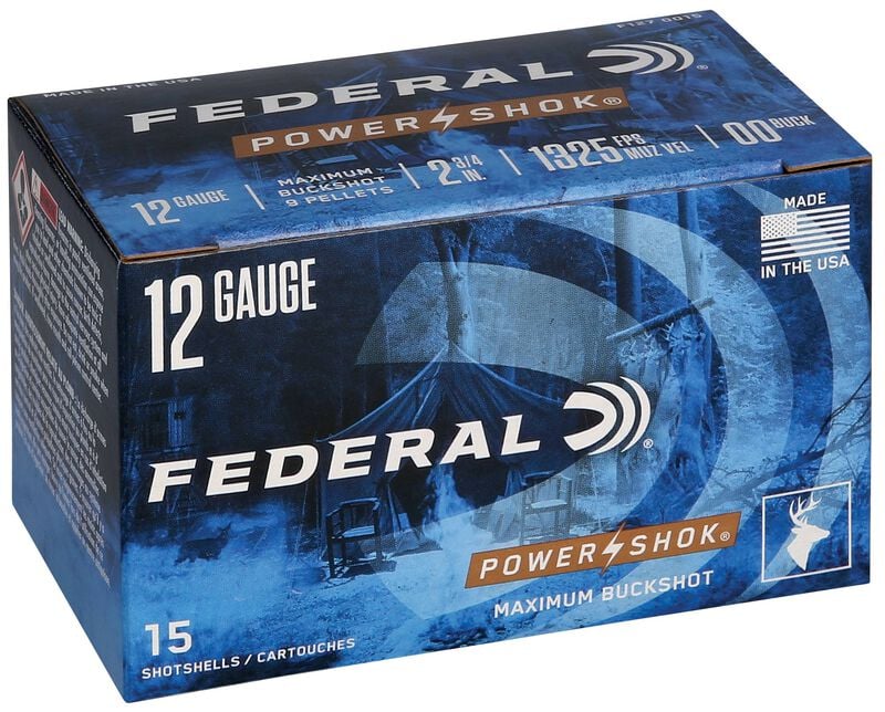 Federal Power-Shok Buckshot – eredeti gyári termékillusztráció