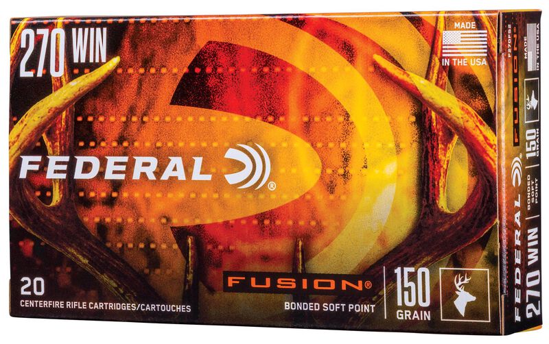 Fusion Rifle, 270 Win, 150 Grain, Fusion Soft Point, 2850 fps