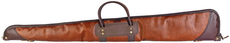 Federal/Duluth Pack Bison Leather Shotgun Case, Brown, 55 inch x 8 inch x 3 inch