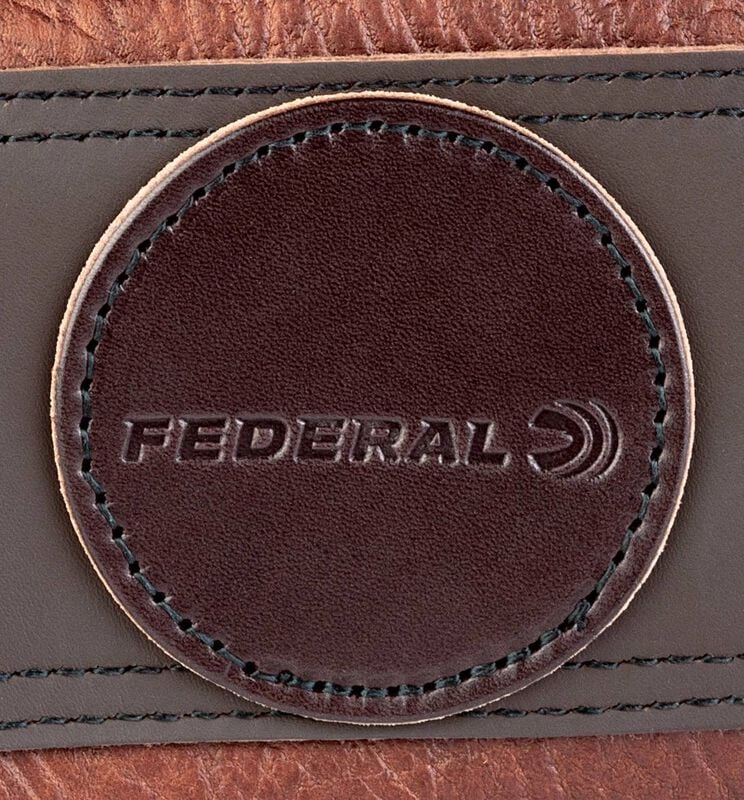 Federal/Duluth Pack Bison Leather Shotgun Case, Brown, 55 inch x 8 inch x 3 inch