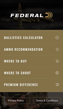 Federal Ammo Ballistics Chart