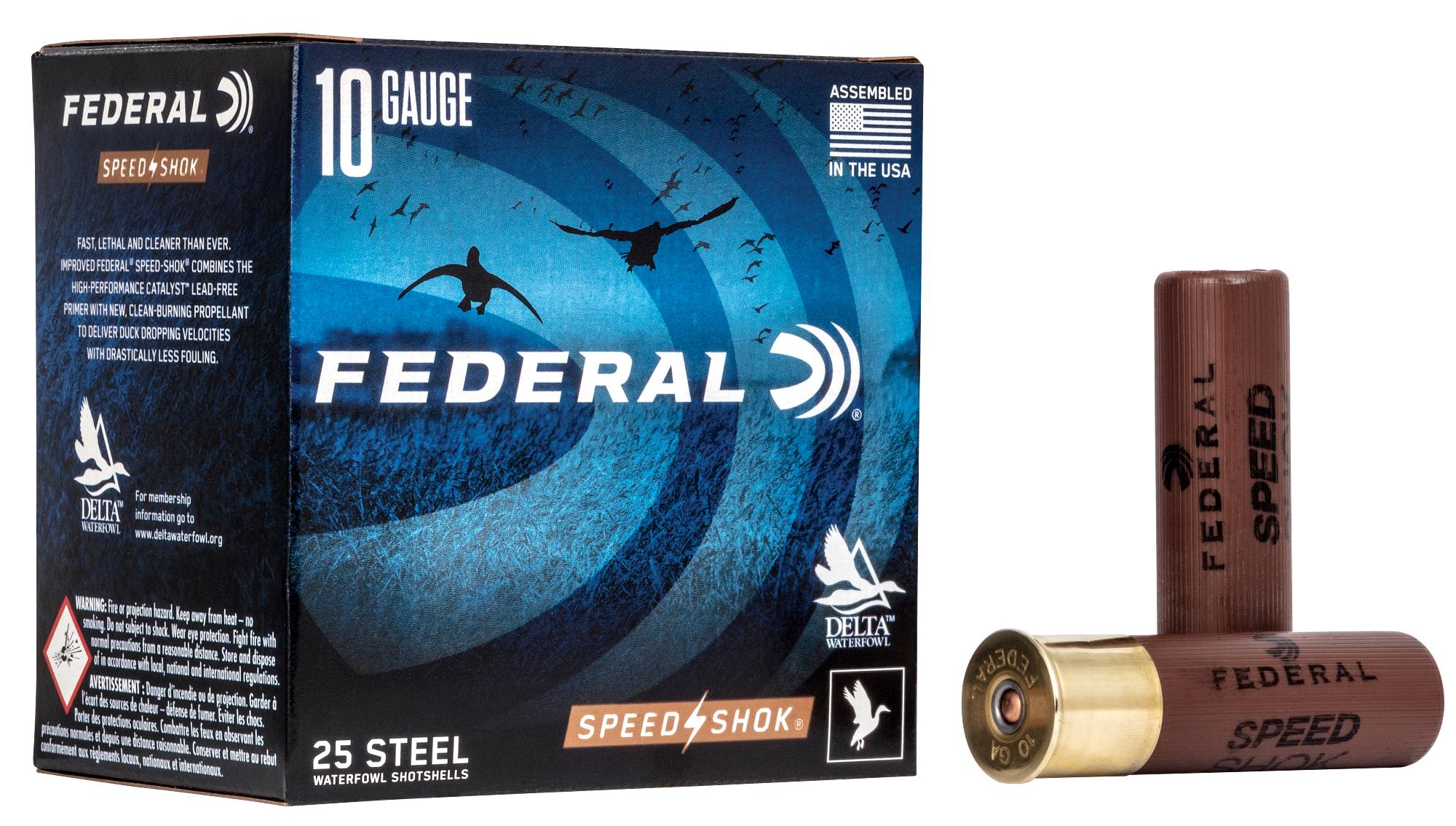 Federal Premium Speed-Shok, 10 Gauge, BBB Shot, 3-1/2 in, 1 1/2 oz, 1450 fps - $60.99 at Federal Premium