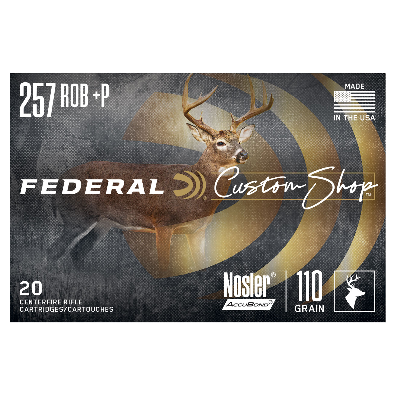 Custom Rifle Ammo 257 Roberts +P