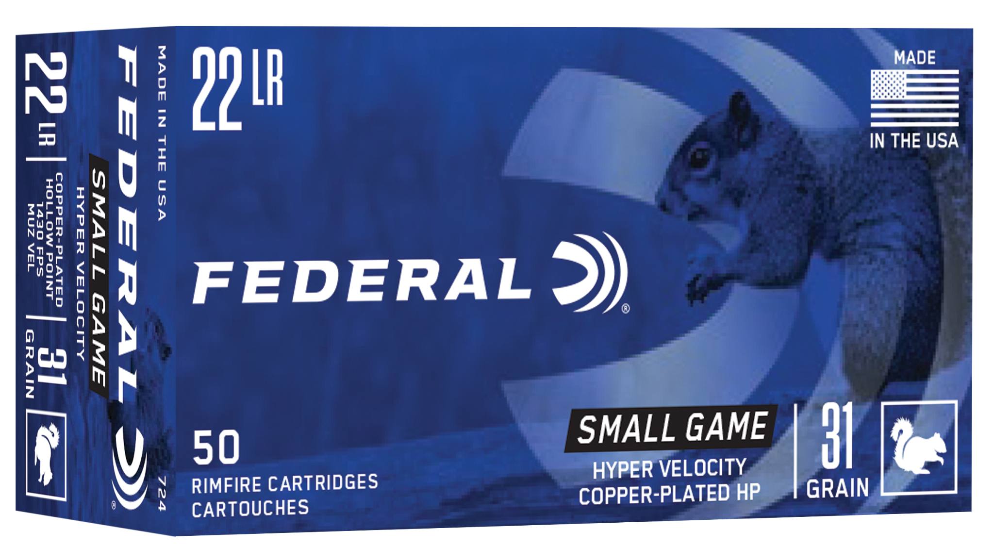 Buy Small Game 22 LR Ammo | 31 Grain, 1430 FPS | Federal