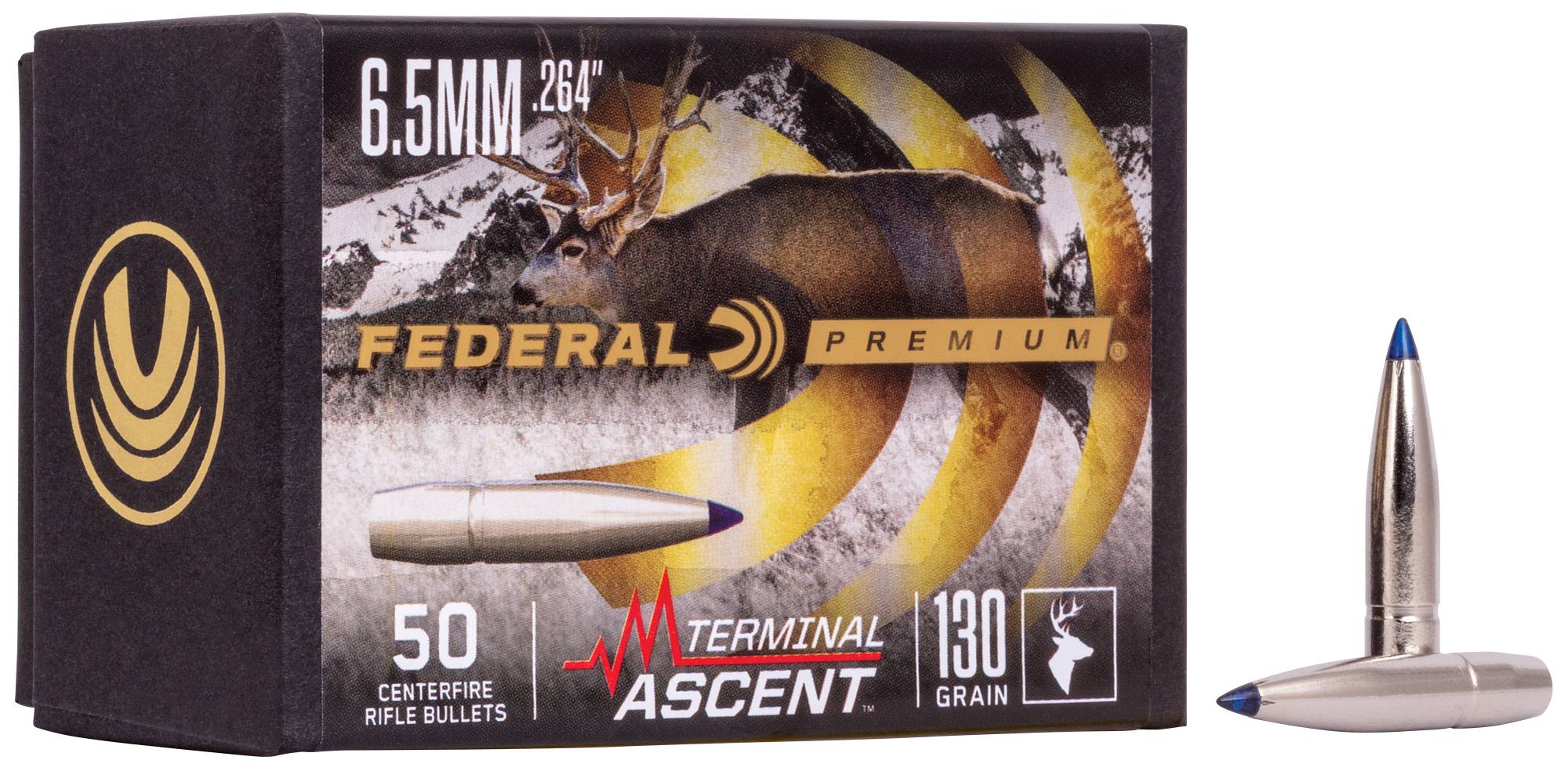 Federal Premium Terminal Ascent Component Bullet, .264, 130 Grain - $92.99 at Federal Premium
