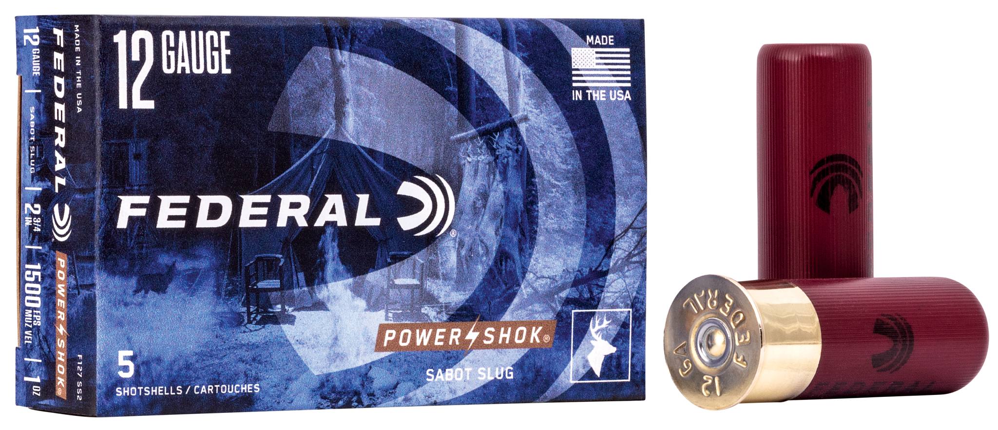 Federal Premium Power-Shok Sabot Slug, 12 Gauge, 438 Grain, 2-3/4 in, 1500 fps - $15.99 at Federal Premium