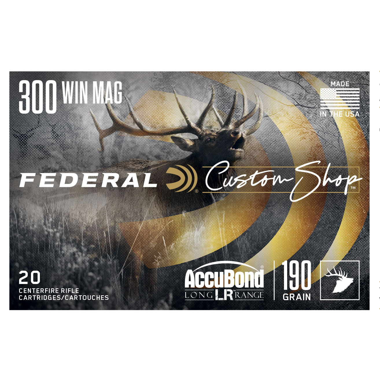 Buy Custom Rifle Ammo 300 Win Mag FCS300WABL1 for USD 109.99 | Federal ...