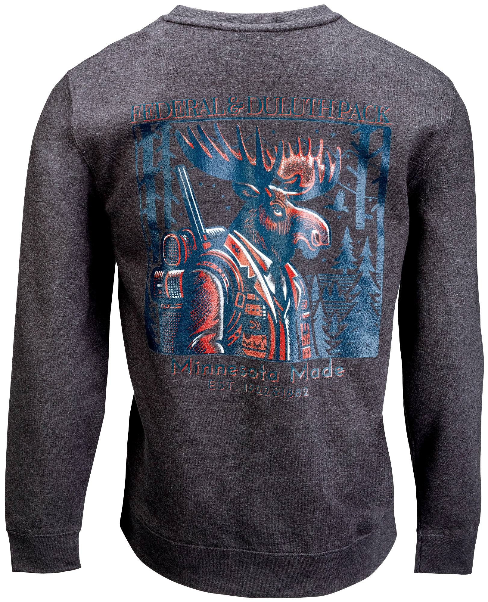 Federal Premium Federal/Duluth Pack Home On The Range Sweatshirt, Heather Charcoal, XL - $55.00 at Federal Premium