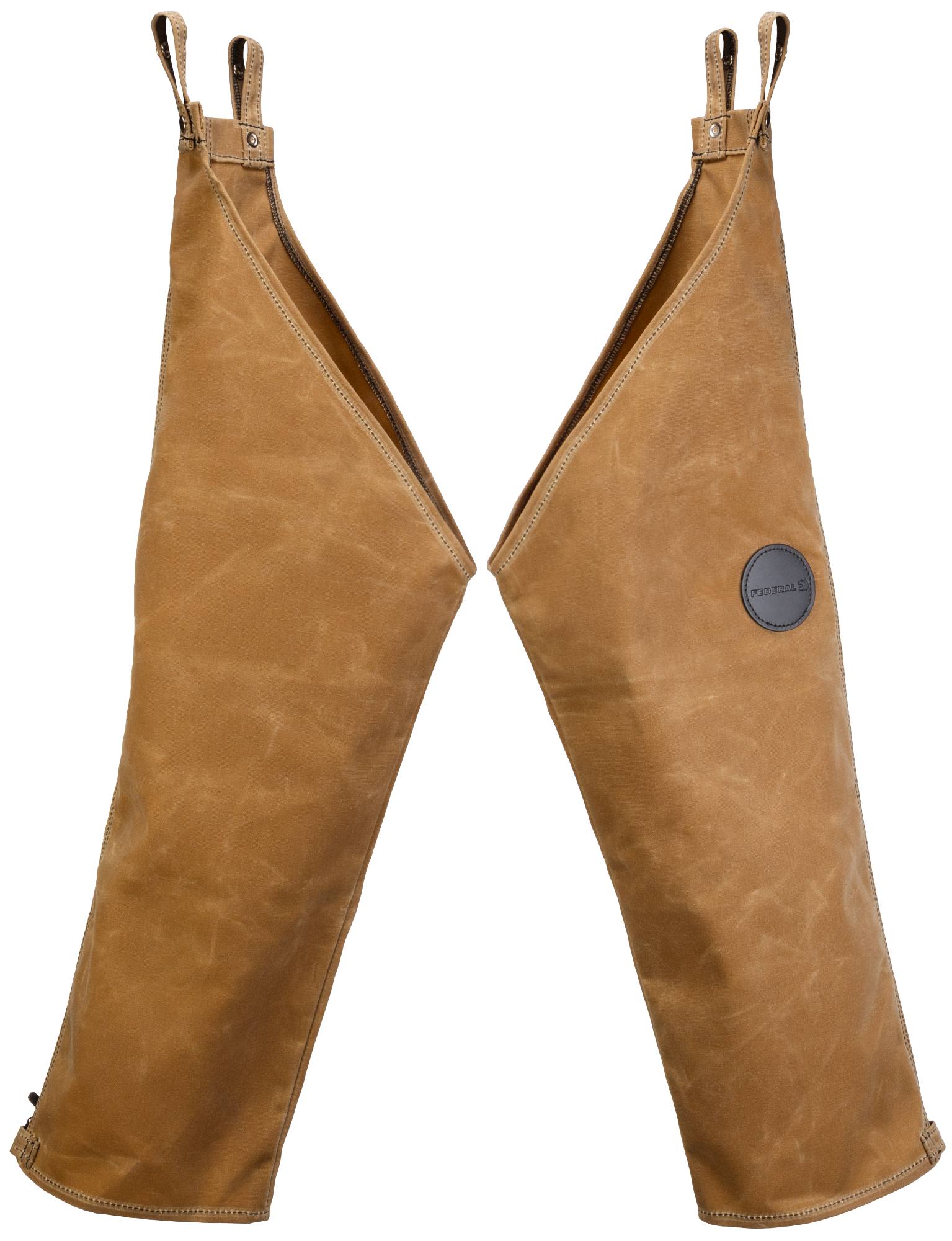 Federal Premium Federal/Duluth Pack Chaps, Khaki, Waxed Canvas - $198.00 at Federal Premium