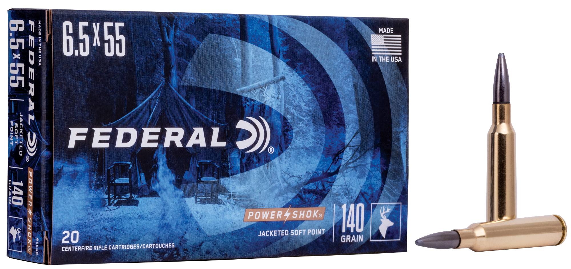 Buy Power-Shok Rifle 6.5x55 Swedish Ammo | 140 Grain, 2650 FPS