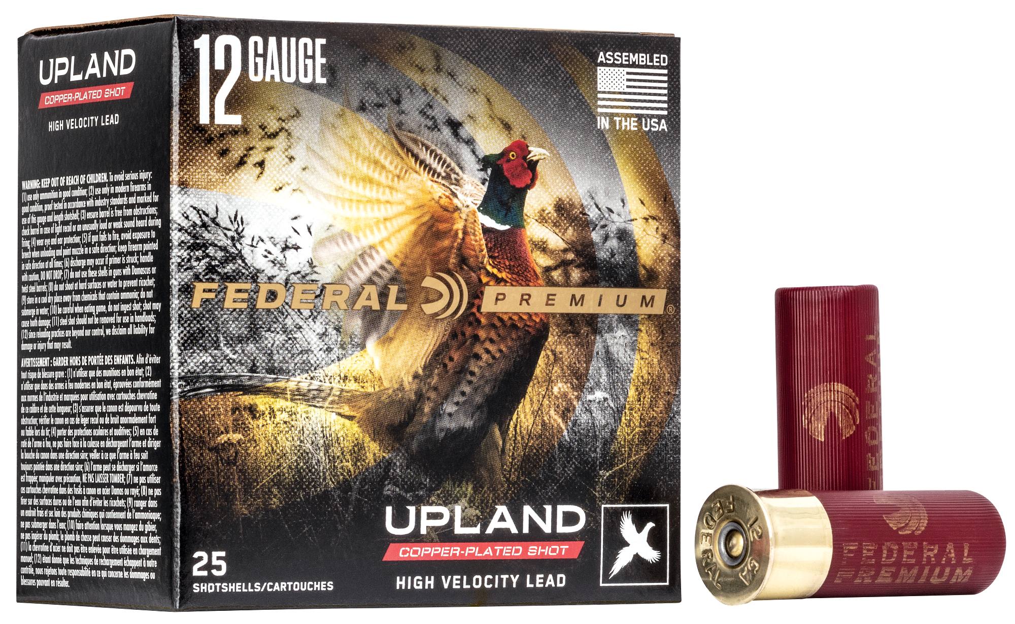 Buy Upland High Velocity 12 Gauge Ammo | 4 Shot, 1 1/8 oz, 2-3/4in