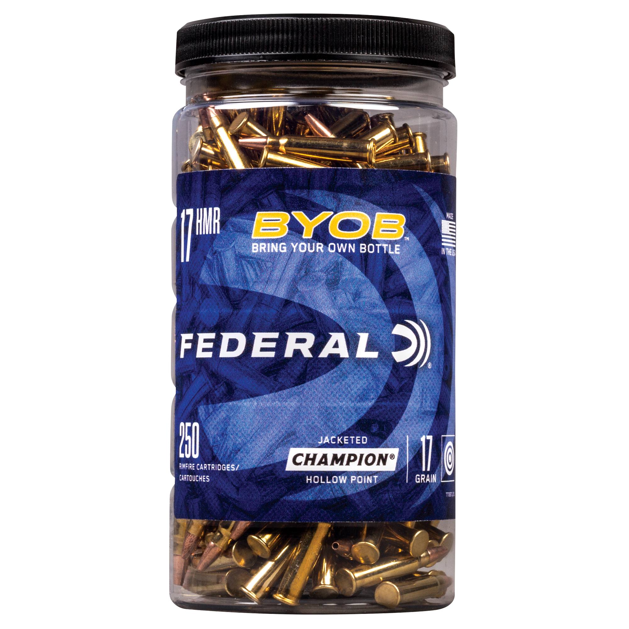 BYOB, 17 HMR, 17 Grain, Jacketed Hollow Point, 2530 fps by Federal Premium -